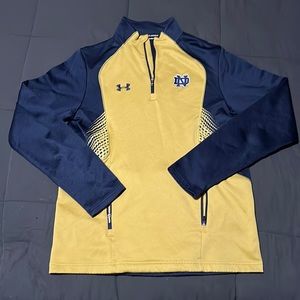 Medium Under Armour Norte dame quarter zip!